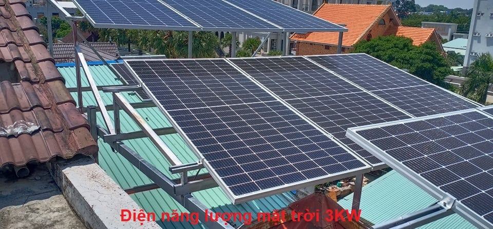 Lắp đặt hệ thống điện năng lượng mặt trời 3KW