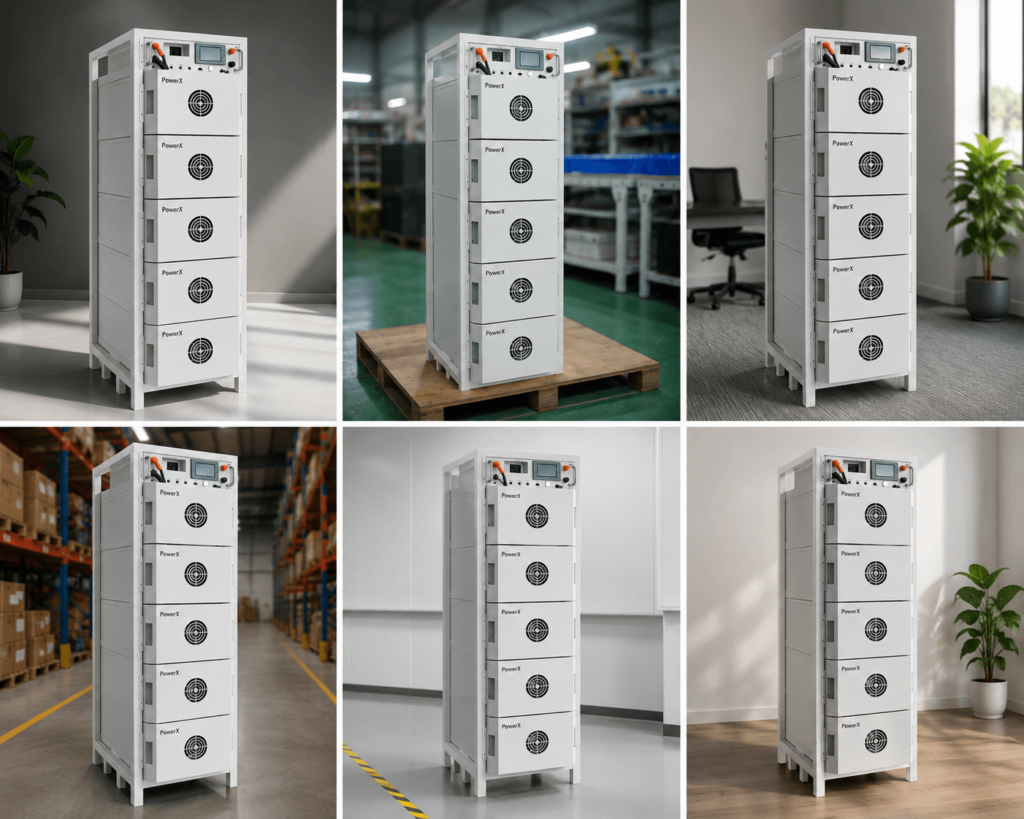 Pin Lưu Trữ Áp Cao PowerX 80kWh